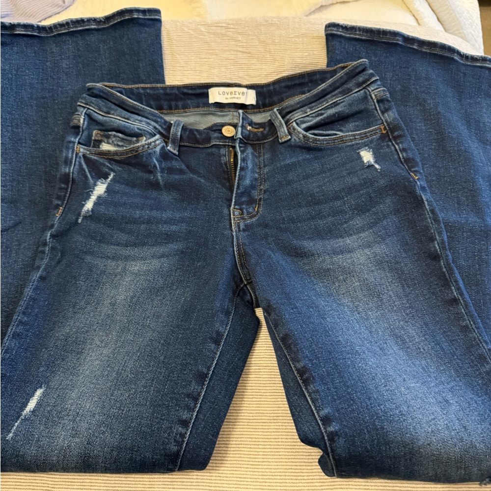 Loveret by Vervet Dark Denim bootcut jeans. Size 29/9 inseam 30-31”